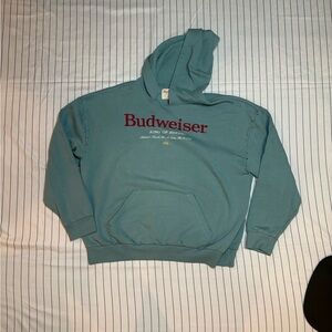 PacSun Teal Budweiser Hoodie